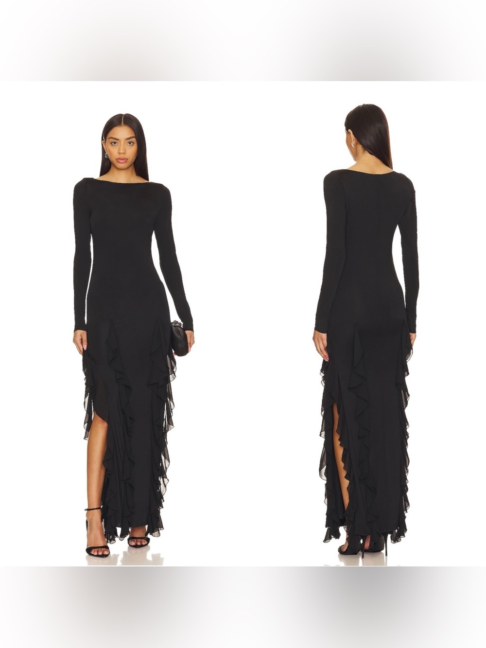 NWT NBD Daphne dress in black